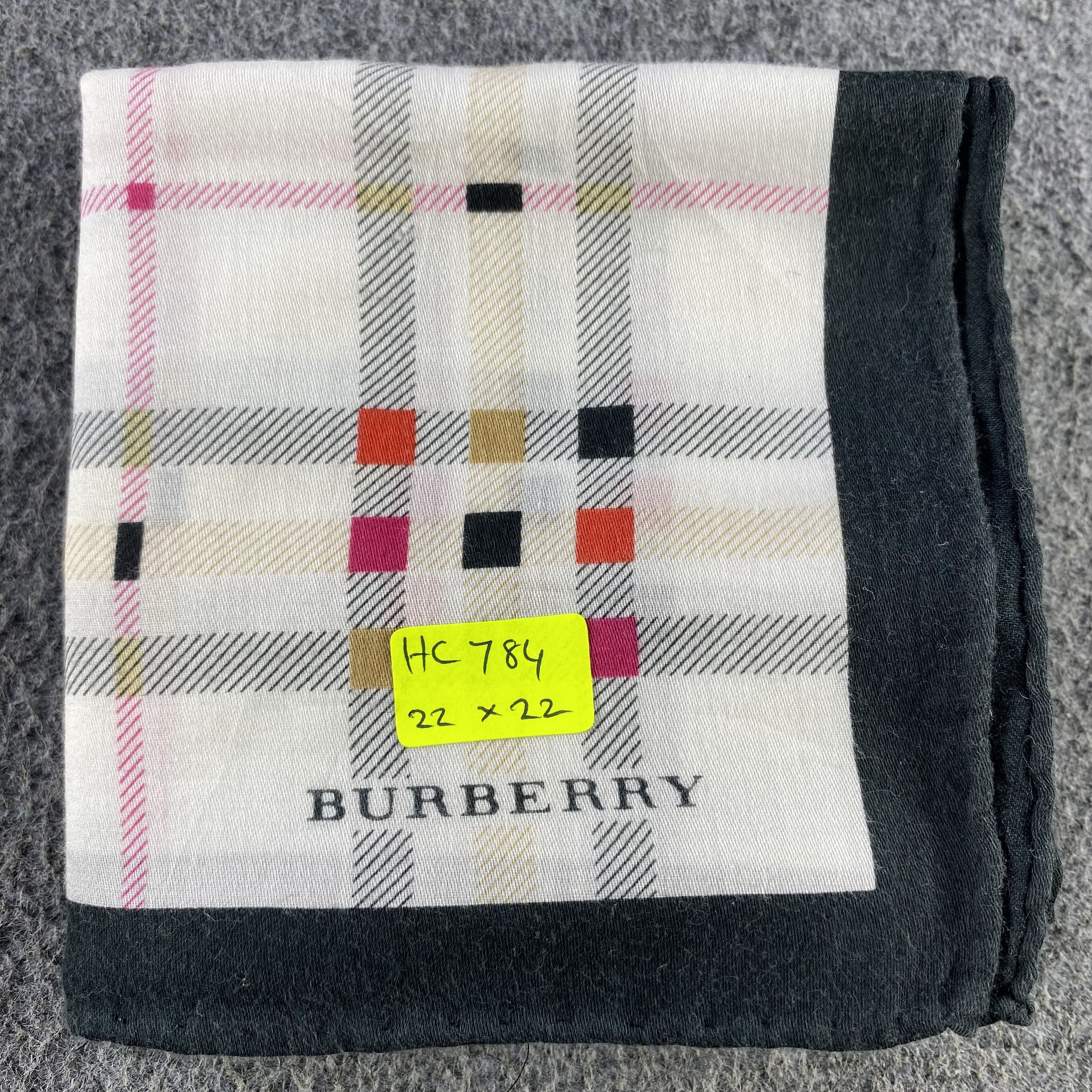 Burberry × Vintage Burberry Handkerchief/Neckerchief/Bandana HC784 Size ONE SIZE - 5 Thumbnail