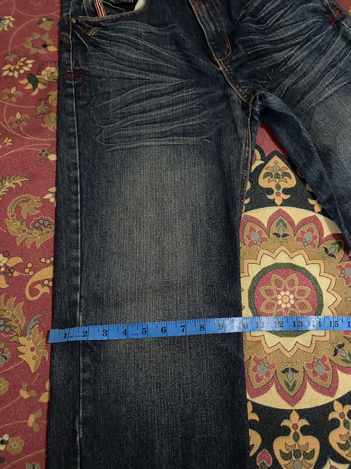 Akademiks Vintage Akademics ‘AKDMKS’ Distressed Jeans Size 32 Size US 32 / EU 48 - 20 Thumbnail