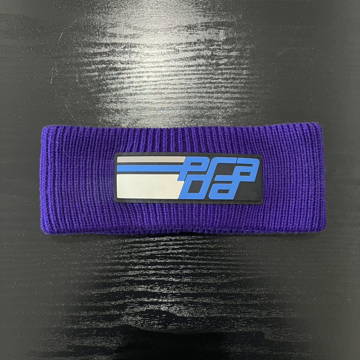 Prada Prada Wool AW18 Rubber Logo Patch Headband Size ONE SIZE - 6 Thumbnail