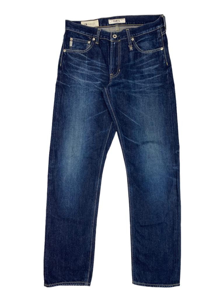 FDMTL Slim Fit Straight Selvedge Denim Jeans Size US 30 / EU 46 - 1 Thumbnail