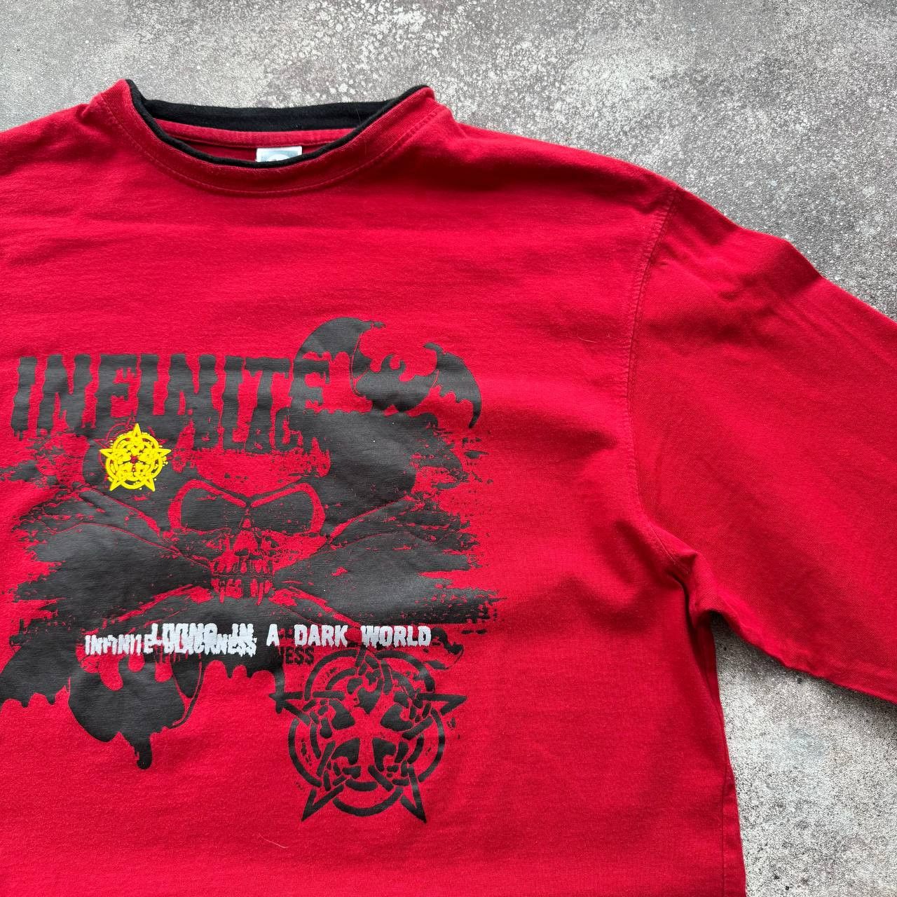 If Six Was Nine Amazing Vintage Affliction Style Y2K SK8 Long Sleeve Shirt Size US M / EU 48-50 / 2 - 5 Thumbnail