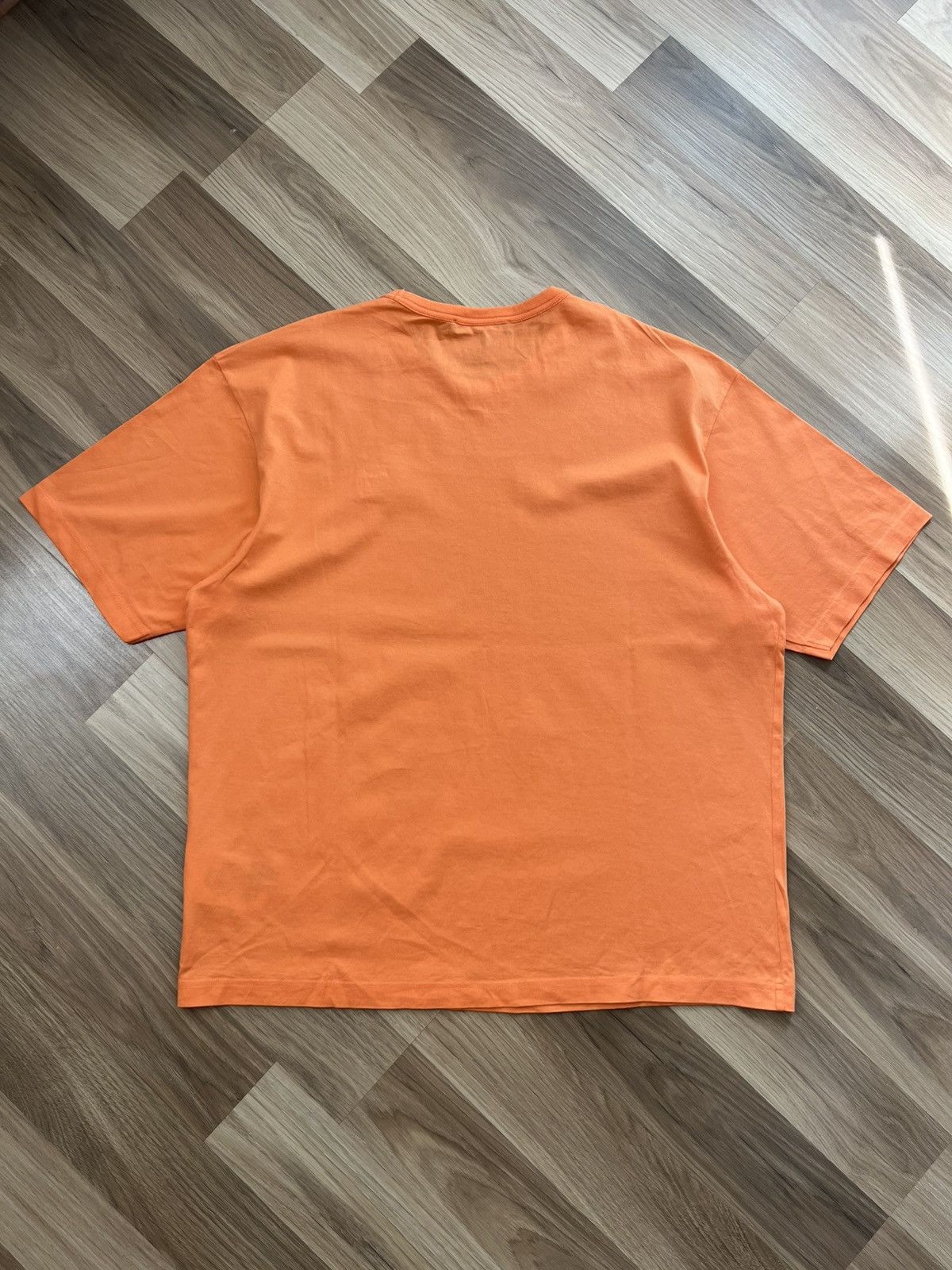 Acne Studios Acne Studios Orange Patch Cotton T-Shirt Size US L / EU 52-54 / 3 - 7 Thumbnail
