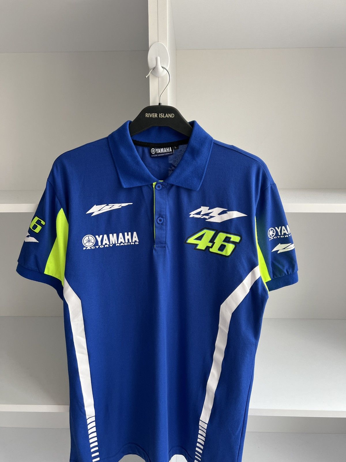 Vintage × Yamaha Vintage Yamaha Racing Big Logo polo T-Shirt Size US L / EU 52-54 / 3 - 7 Thumbnail