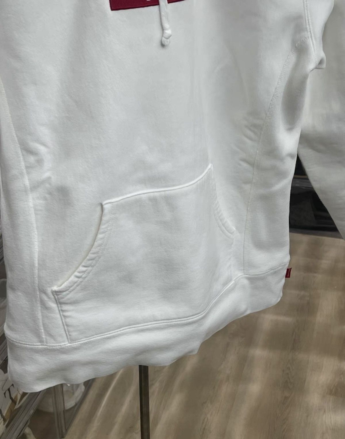 Supreme Supreme fw16 red on white box logo hooded sweatshirt hoodie Size US M / EU 48-50 / 2 - 4 Thumbnail
