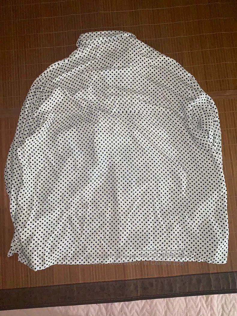 Yohji Yamamoto Yohji Yamamoto Nissan polka-dot silk-lined silhouette shir Size US L / EU 52-54 / 3 - 2 Thumbnail