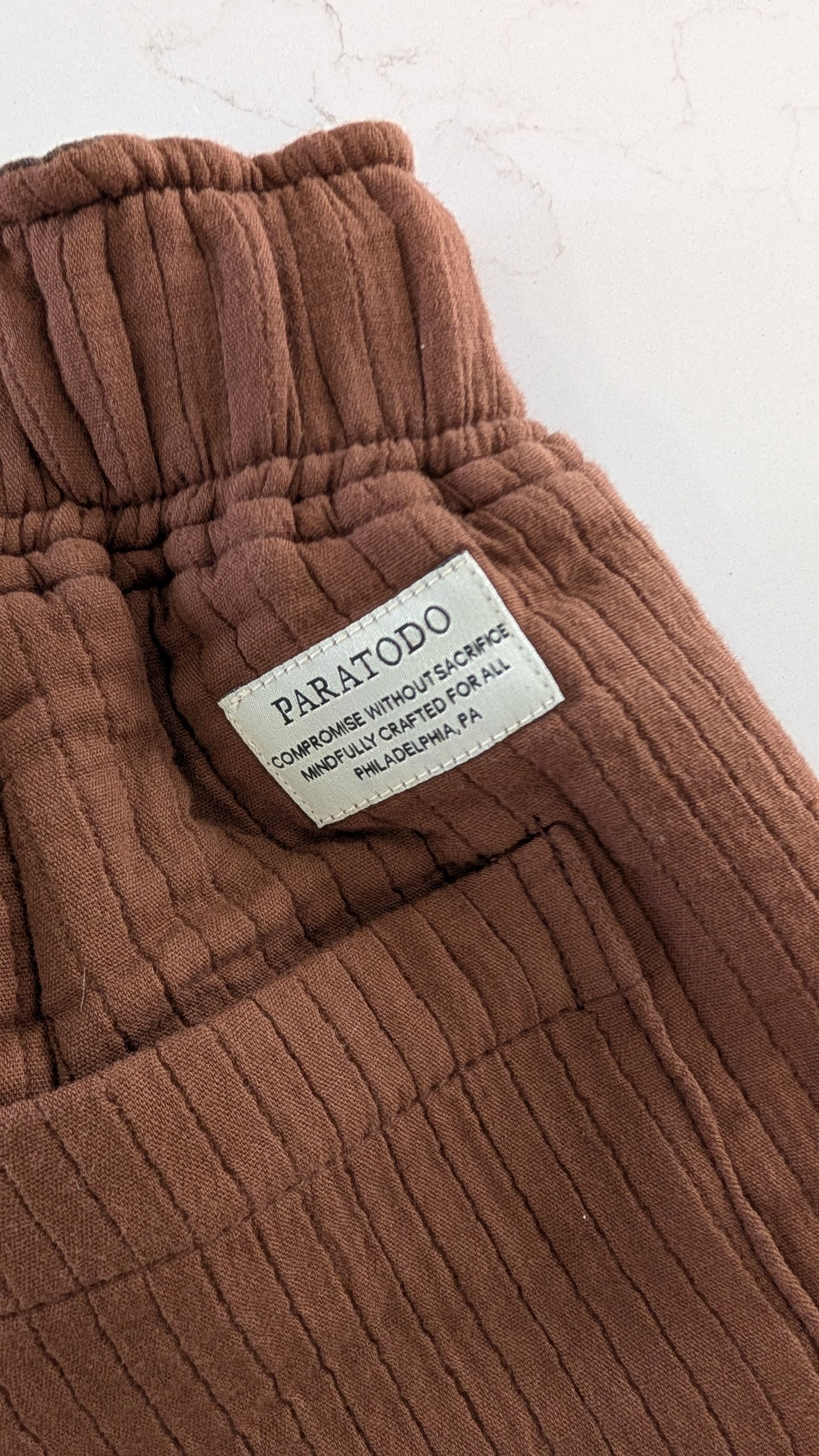 Paratodo Paratodo Tundra Trousers S Brown Quilted Cotton Cargo Size US 30 / EU 46 - 3 Thumbnail