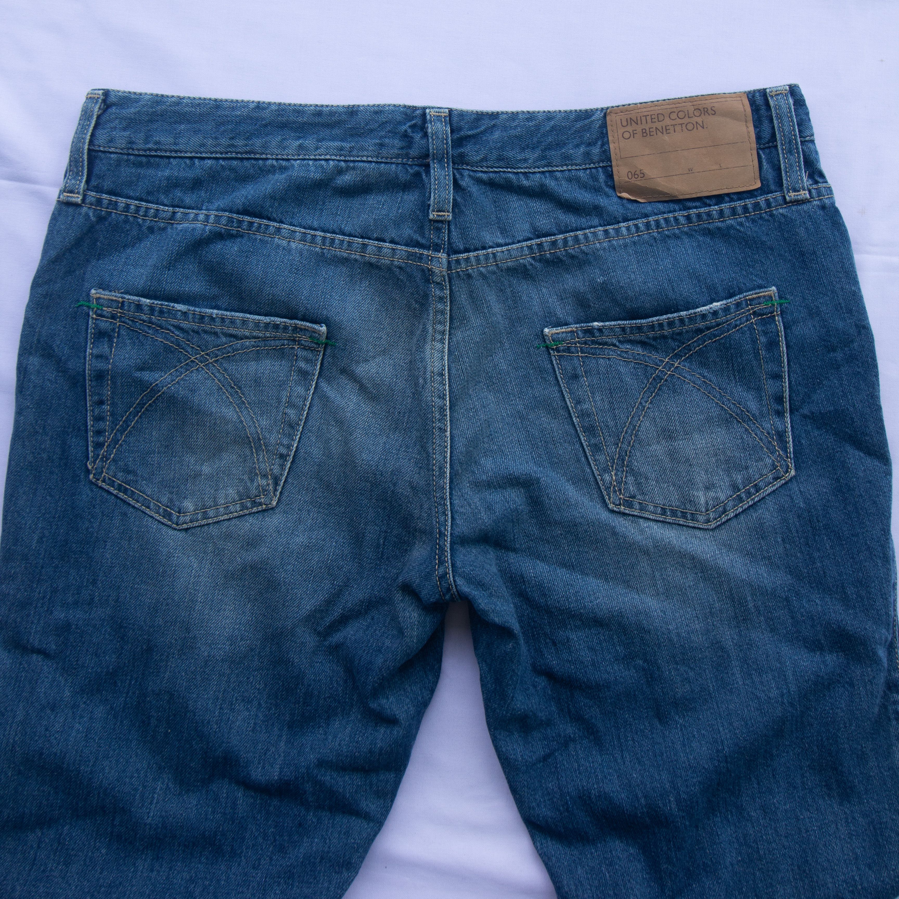 Benetton × United Colors Of Benetton Benetton Flower Embroidered Jeans Bootcut Size 34" / US 12 / IT 48 - 4 Thumbnail