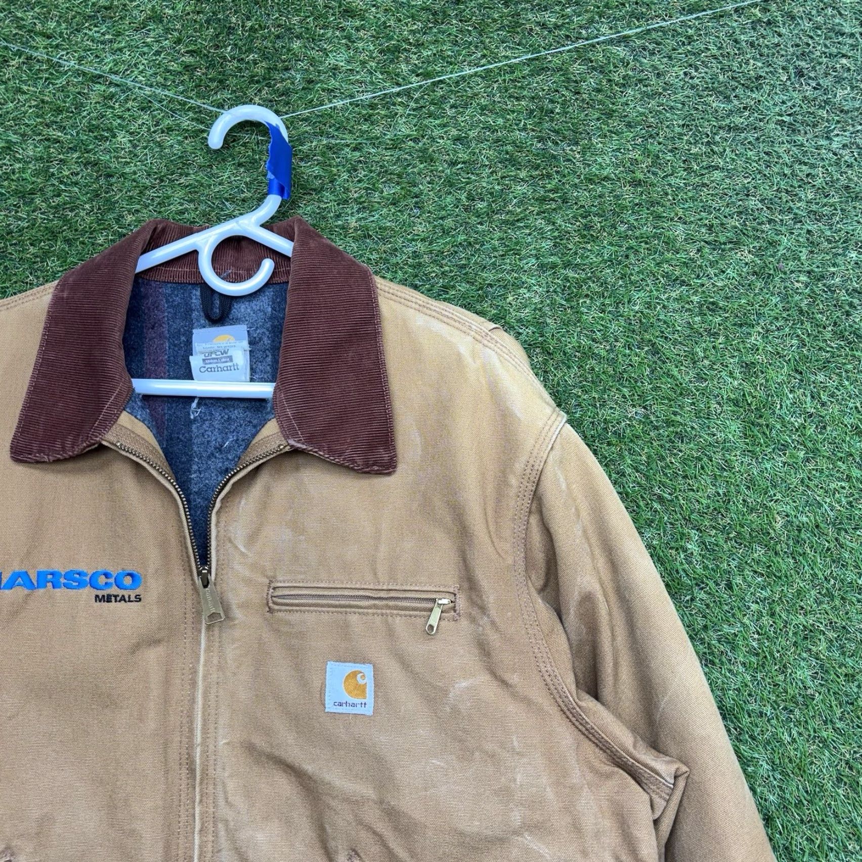 Carhartt VINTAGE Carhartt Detroit Jacket Mens 48 Canvas Work Shirt? Size US M / EU 48-50 / 2 - 3 Thumbnail
