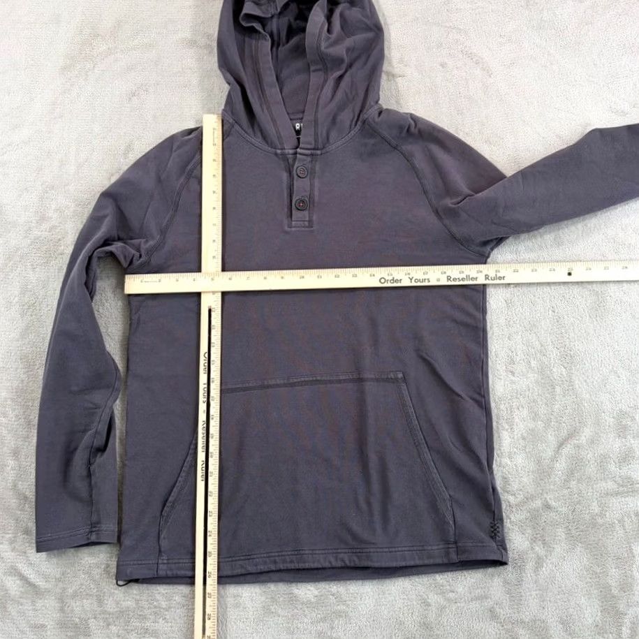 Rhone Rhone Bolinas Pullover Hoodie Men Small Grey Stretch Gym Pockets Long Sleeve Regular Fit Shirt not applicable Size US S / EU 44-46 / 1 - 4 Thumbnail