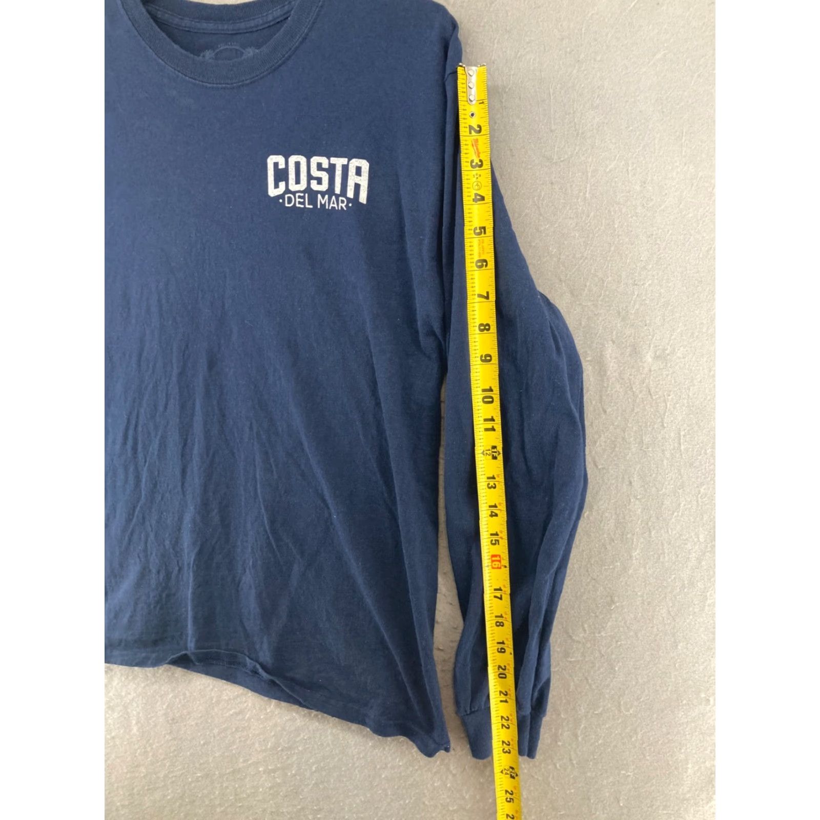 Costa Del Mar Costa Del Mar Costa Mens Long Sleeve TShirt M Blue Logo T-Shirt Men Medium Blue Costa Del Mar Logo 90s Outdoor Fish Classic Size US M / EU 48-50 / 2 - 4 Thumbnail