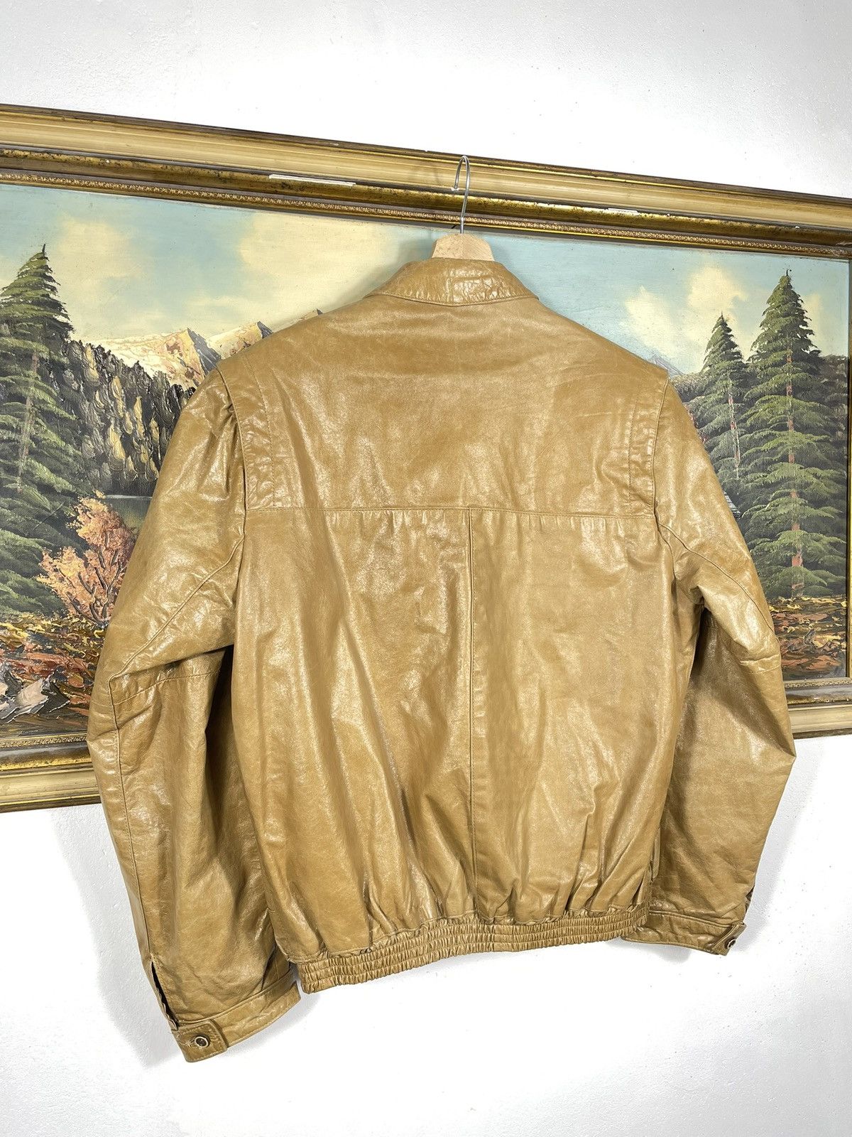 Christian Dior Leather Jacket Bomber Vintage 90s Oversize