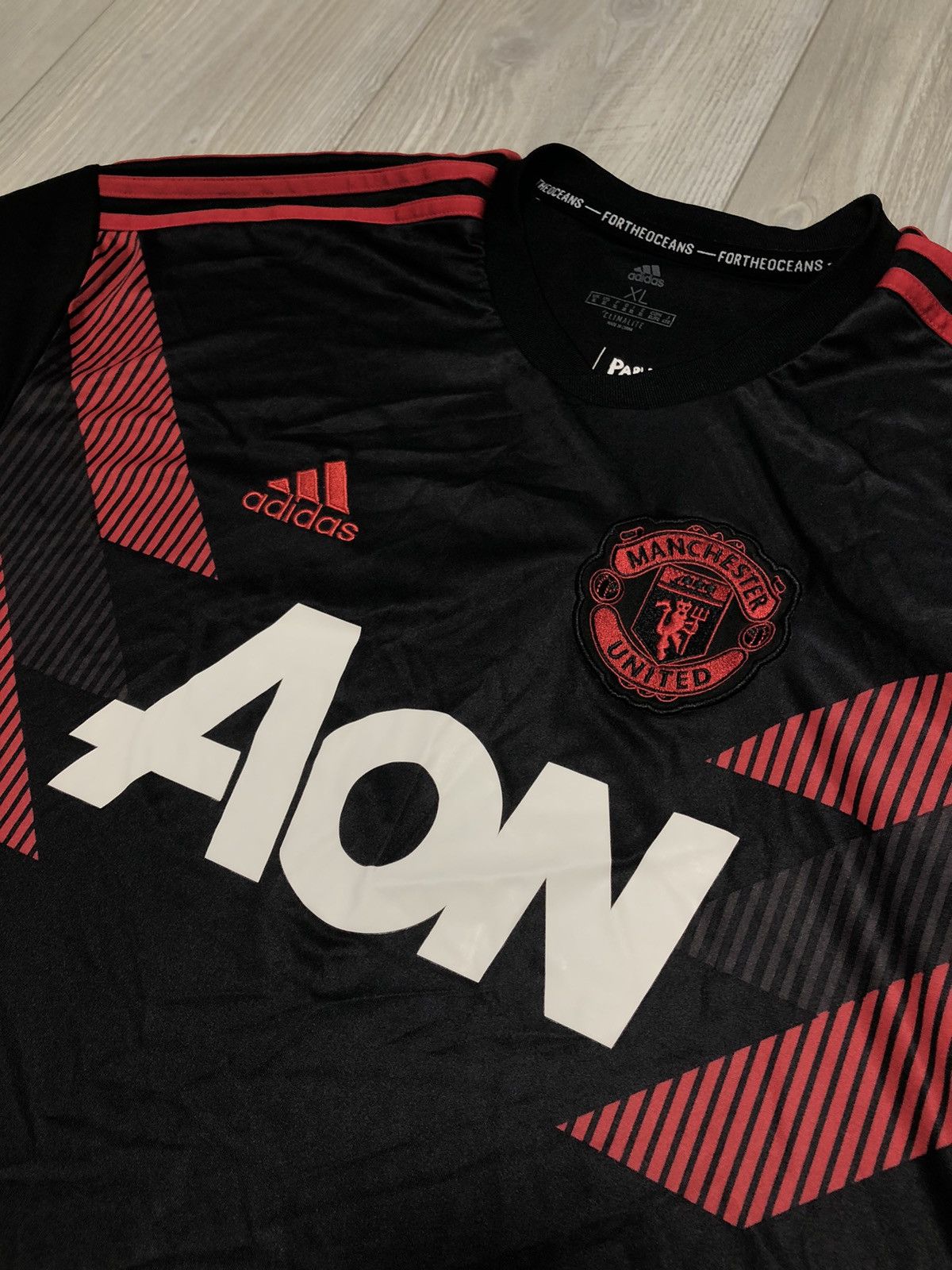 Adidas ADIDAS x Parley Manchester United 2018 Pre-Match Jersey Size US XL / EU 56 / 4 - 2 Thumbnail