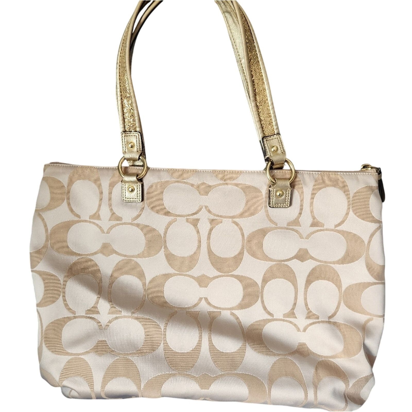 Coach Coach Y2K Gold Floral Tot Size ONE SIZE - 2 Thumbnail