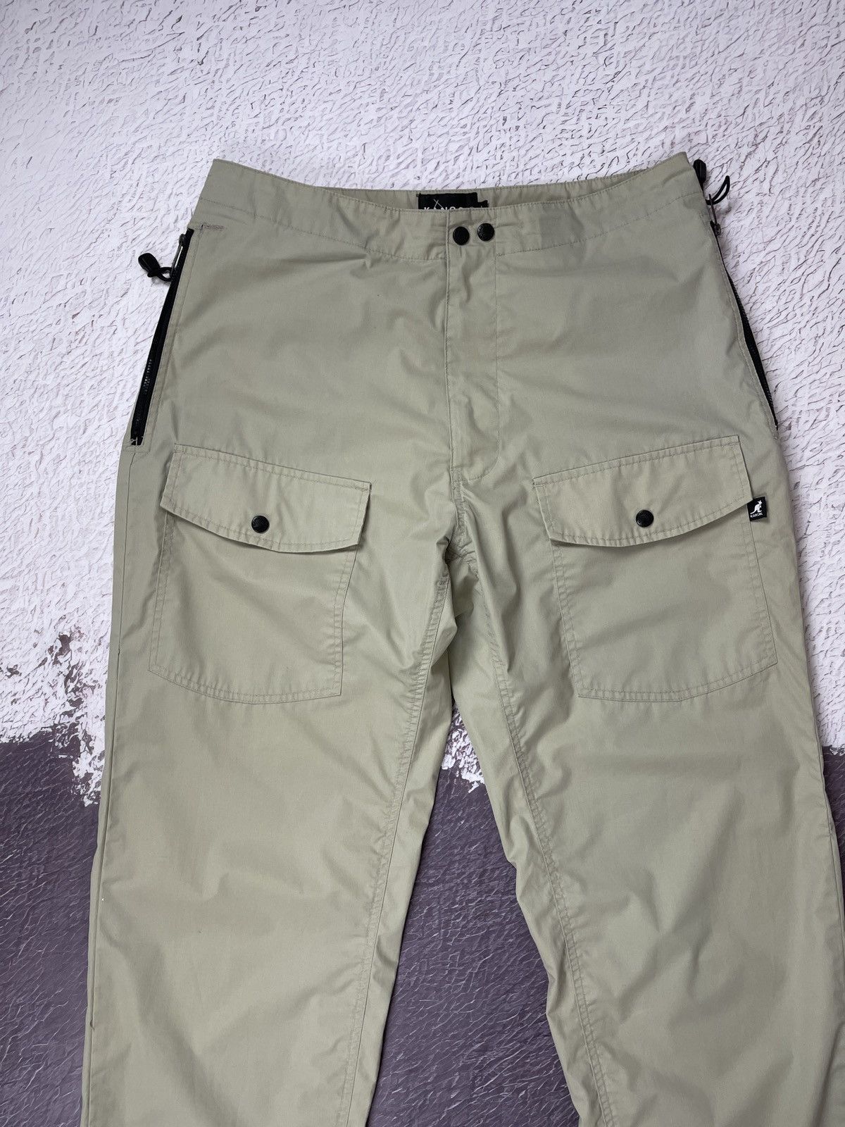 Kangol Kangol vintage utility beige cargo buckle back pants size L Size US 34 / EU 50 - 5 Thumbnail