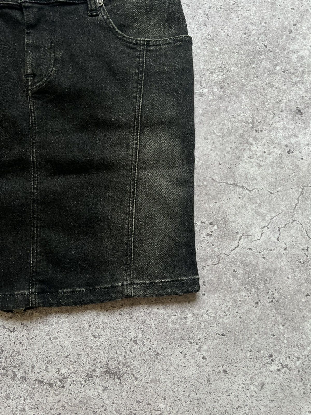 Burberry Burberry Brit Denim Mini Skirt Black Zip Size 30" / US 8 / IT 44 - 11 Thumbnail
