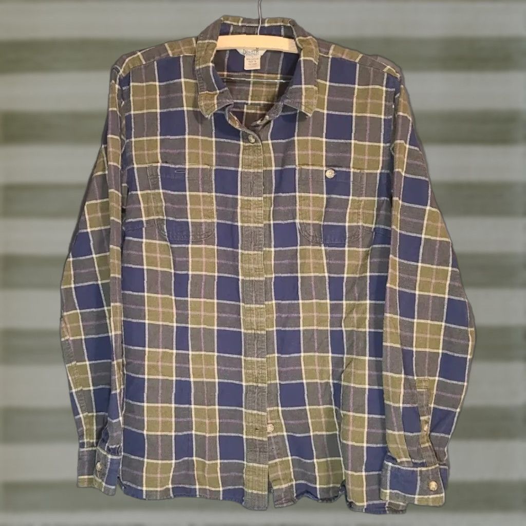 CO Duluth Trading Co Mens Large Blue Green Plaid Long Sleeve Button Up Shirt Shirt Mens Large Blue Green Plaid Long Sleeve Button-Down Shirt Size US L / EU 52-54 / 3 - 1 Thumbnail