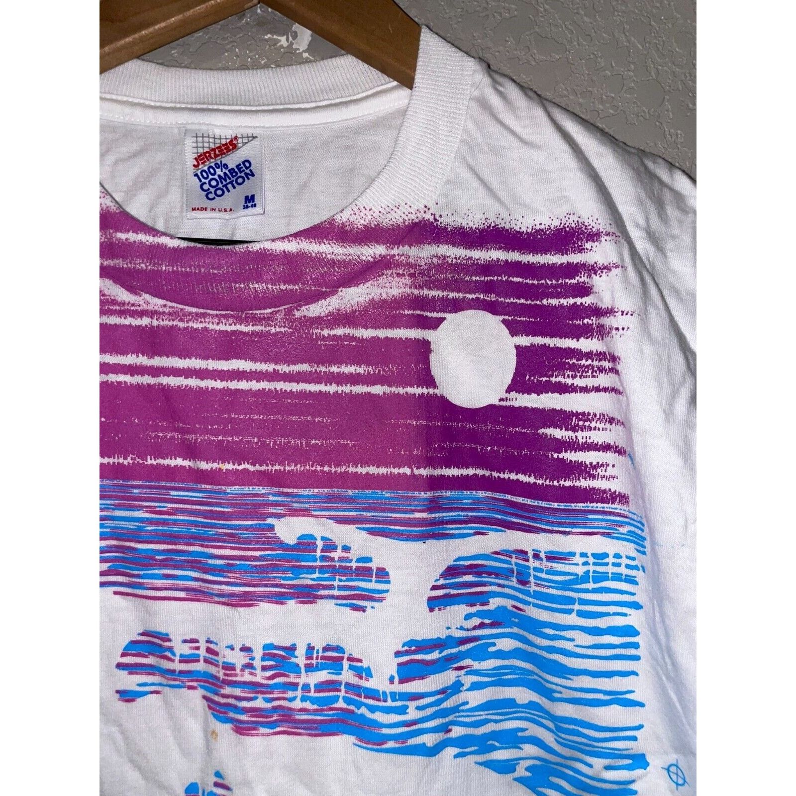 Jerzees Vintage Test Print Shirt YMCA Rockies Whale Tail Tee Summer Size US M / EU 48-50 / 2 - 4 Thumbnail