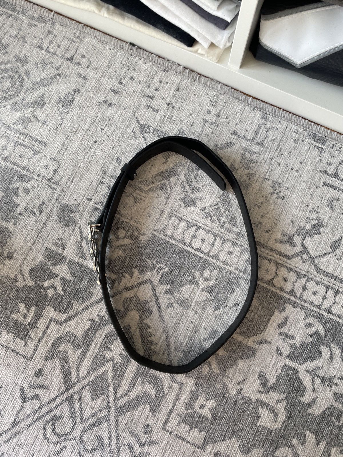 Japanese Brand Sexy Belt Y2K Avant Garde Vintage rhinestones Big Logo Japan Size ONE SIZE - 3 Thumbnail