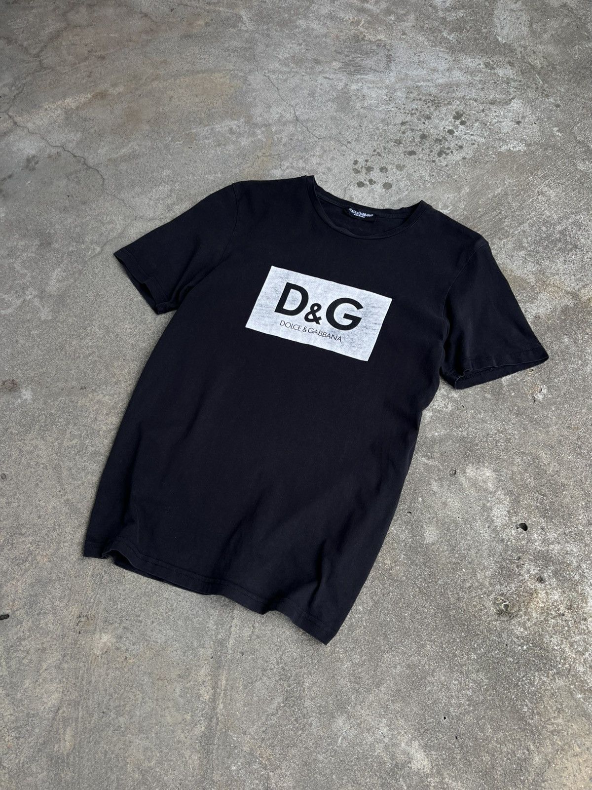 Dolce & Gabbana Dolce Gabbana y2k Big Box Logo T-shirt Indie Sleaze If Six Size US L / EU 52-54 / 3 - 3 Thumbnail