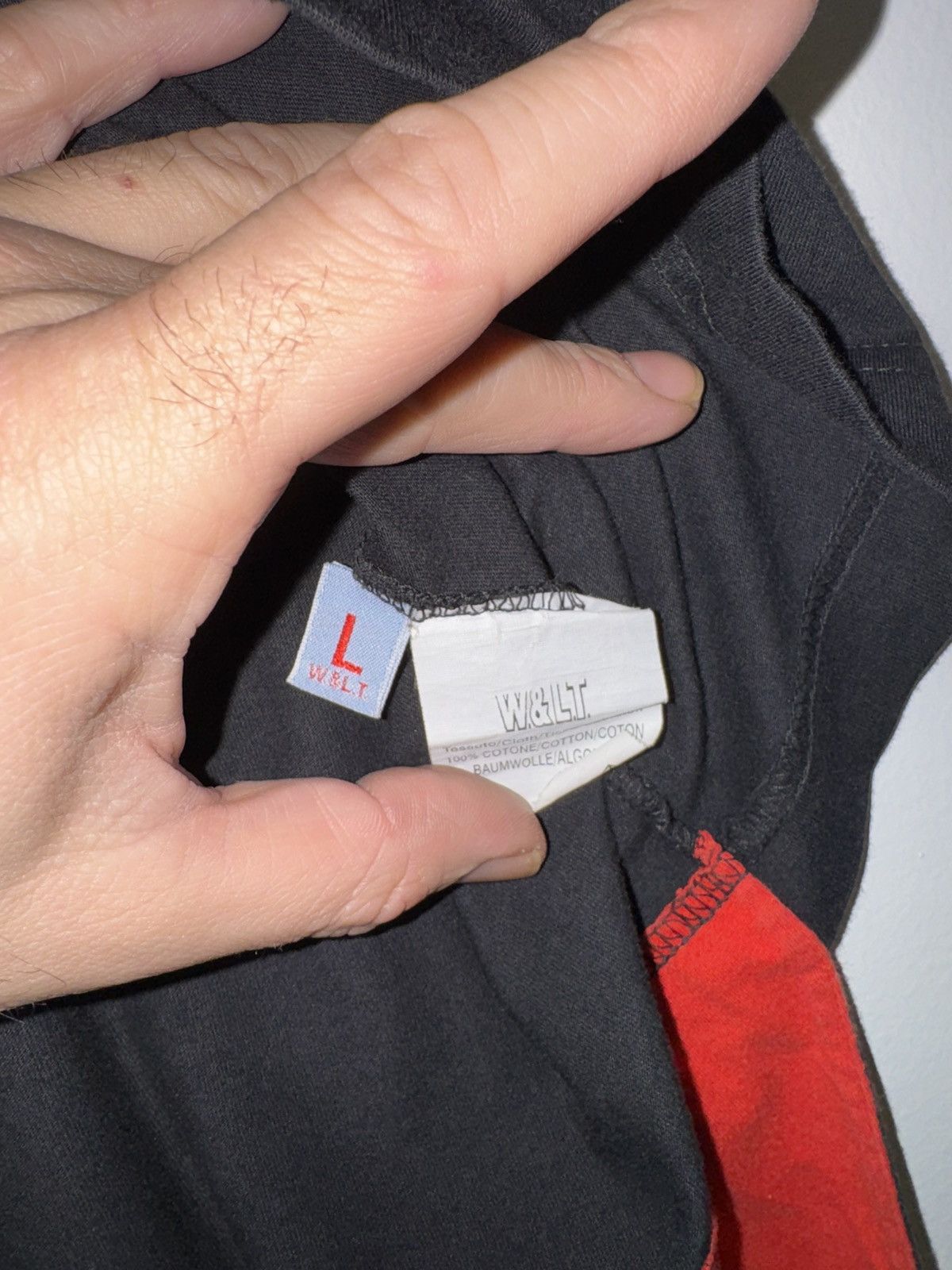 Walter Van Beirendonck W&LT one sleeve asymmetrical T-Shirt Size US L / EU 52-54 / 3 - 4 Thumbnail