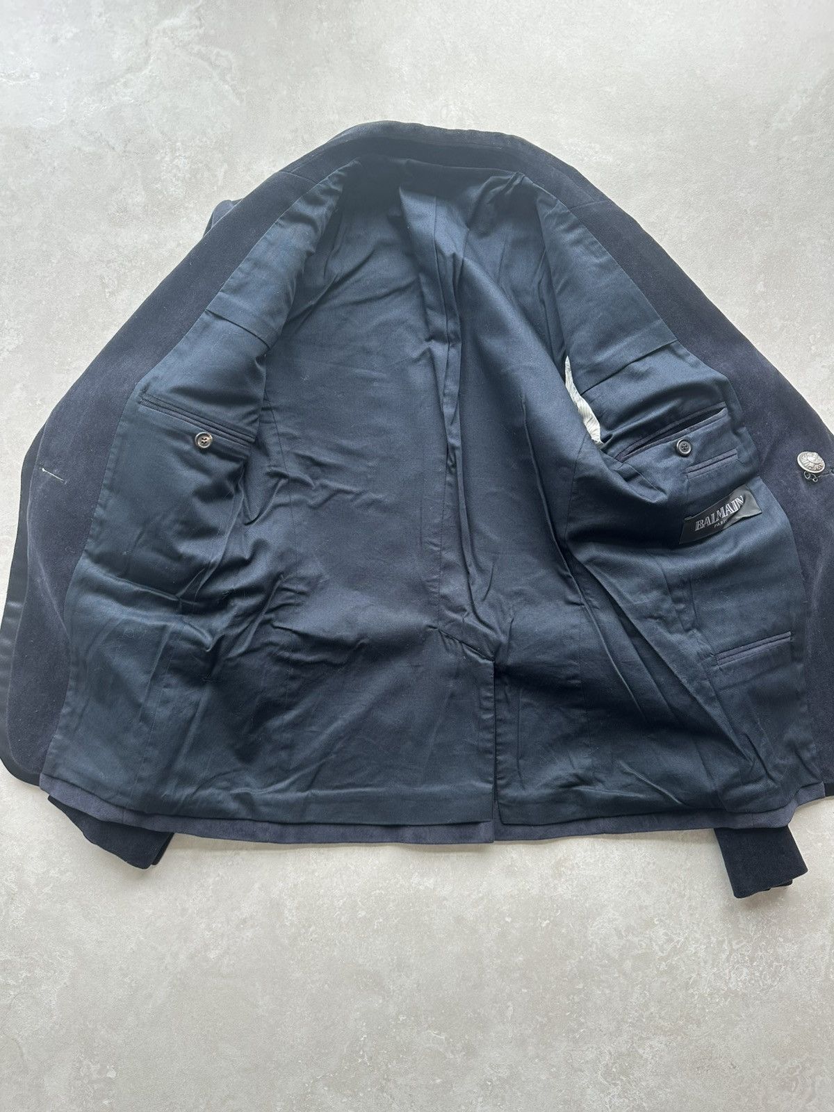 Balmain Balmain FW12 Velvet Blazer Size 36S - 7 Thumbnail