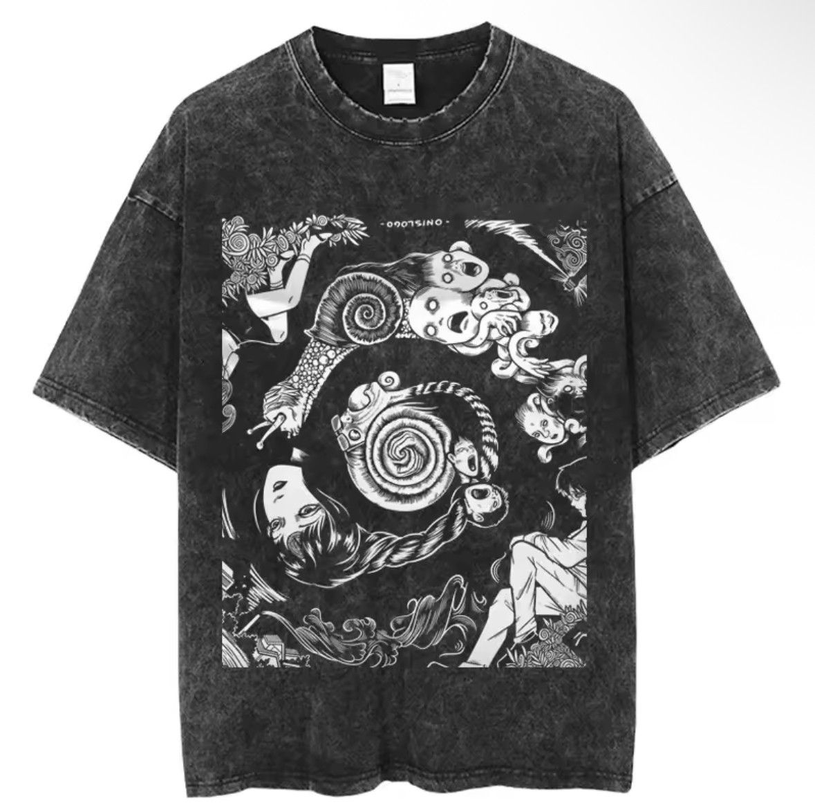 Japanese Brand Oversized Vintage Gothic Spirit Girl Print Washed T-Shirt Size US L / EU 52-54 / 3 - 1 Thumbnail