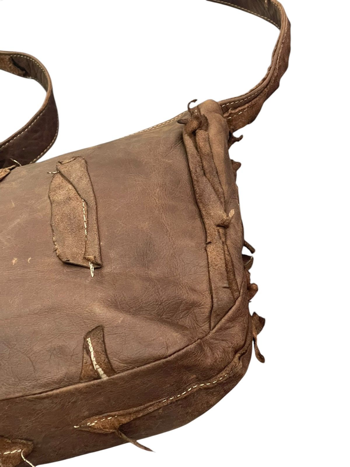 Genuine Leather New Full Leather Patchwork Sac.co Japan Cross Body Bag 1🟩3 Size ONE SIZE - 15 Thumbnail