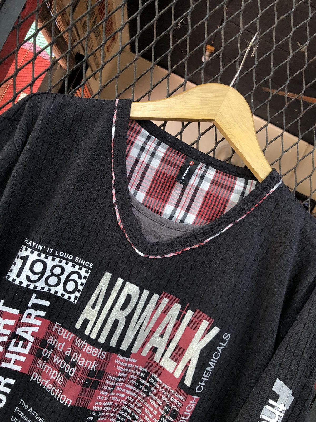 If Six Was Nine × Japanese Brand × Le Grande Bleu (L.G.B.) AIR WALK POEM LONG SLEEVE LGBSTYLE Size US XL / EU 56 / 4 - 5 Thumbnail