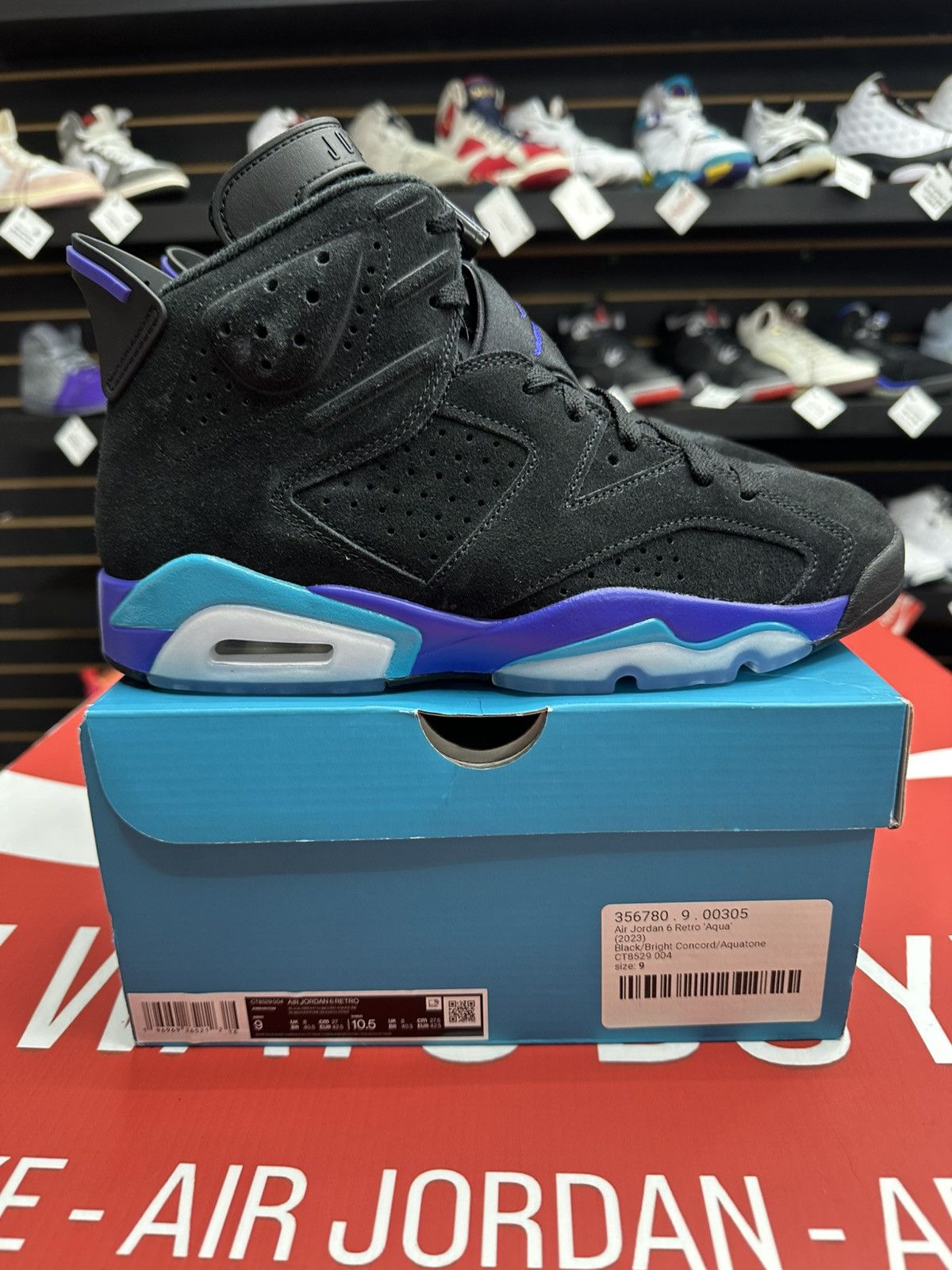 Jordan Brand Air Jordan 6 Aqua Size 9 Size US 9 / EU 42 - 1 Thumbnail