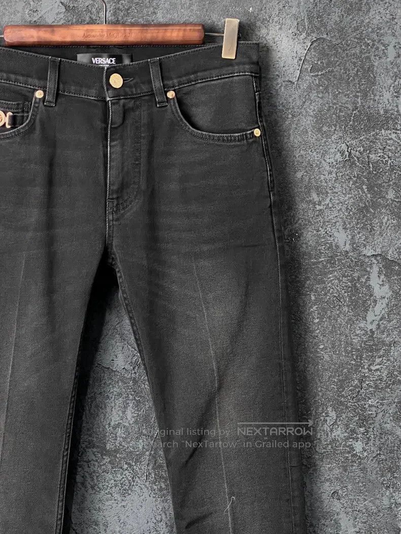 Versace Versace Smoked black cotton denim Size US 28 / EU 44 - 3 Thumbnail