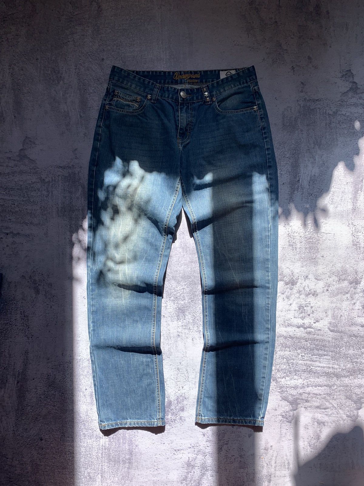 Affliction × Vintage Crazy Vintage Y2K Affliction Style Jeans Cyber Rare Size US 36 / EU 52 - 3 Thumbnail
