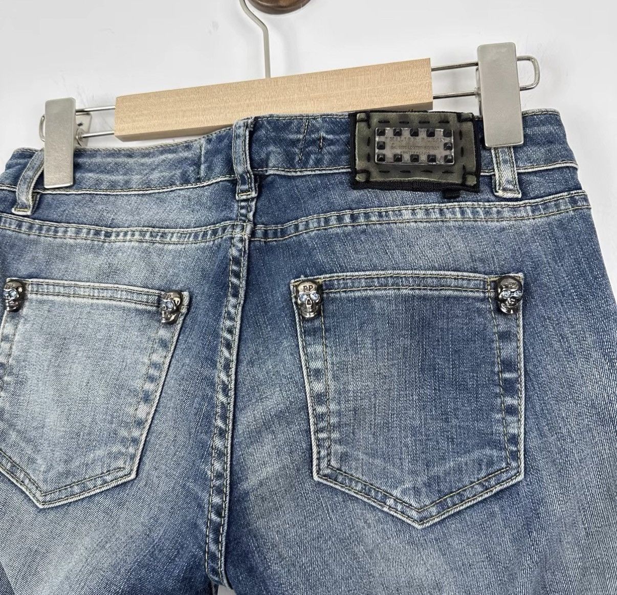Philipp Plein Philipp Plein Blue Jeans J42 Size 26" / US 2 / IT 38 - 4 Thumbnail