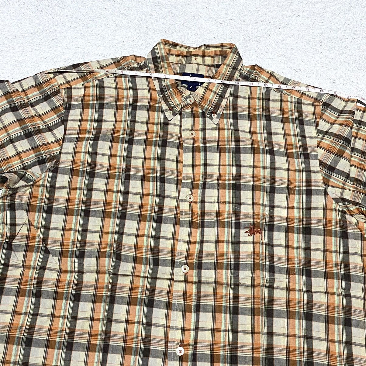 Stussy 💥RARE💥 Vintage 80s Stussy plaid shirt Size US L / EU 52-54 / 3 - 5 Thumbnail