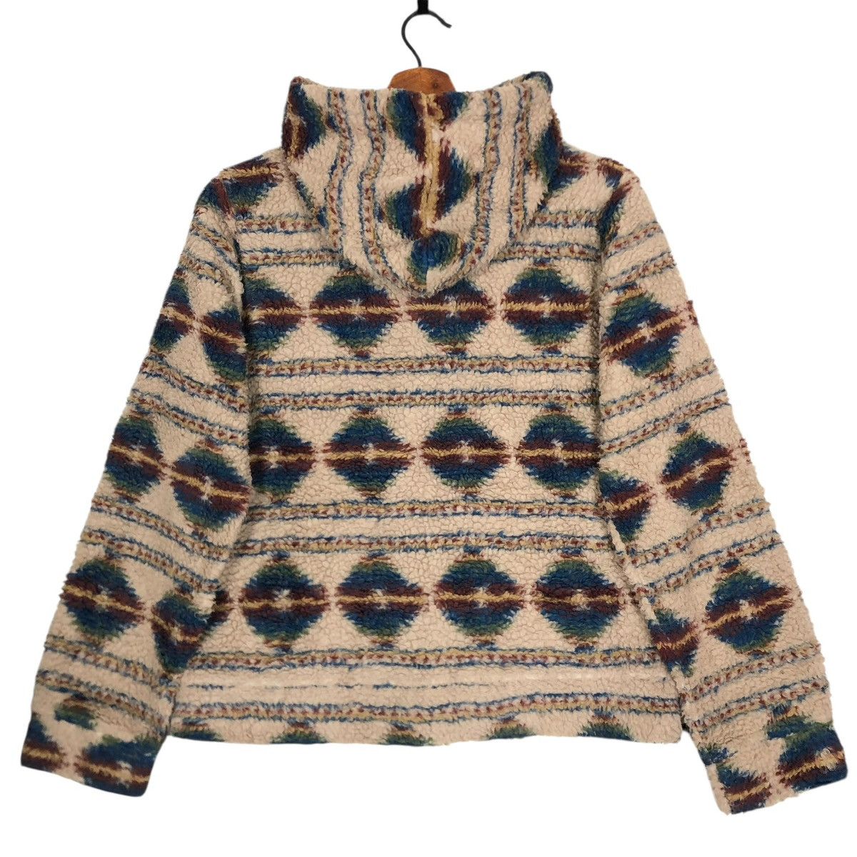 Vintage Beams Heart Fleece Jacket: Japanese Hoodie, Full Zip