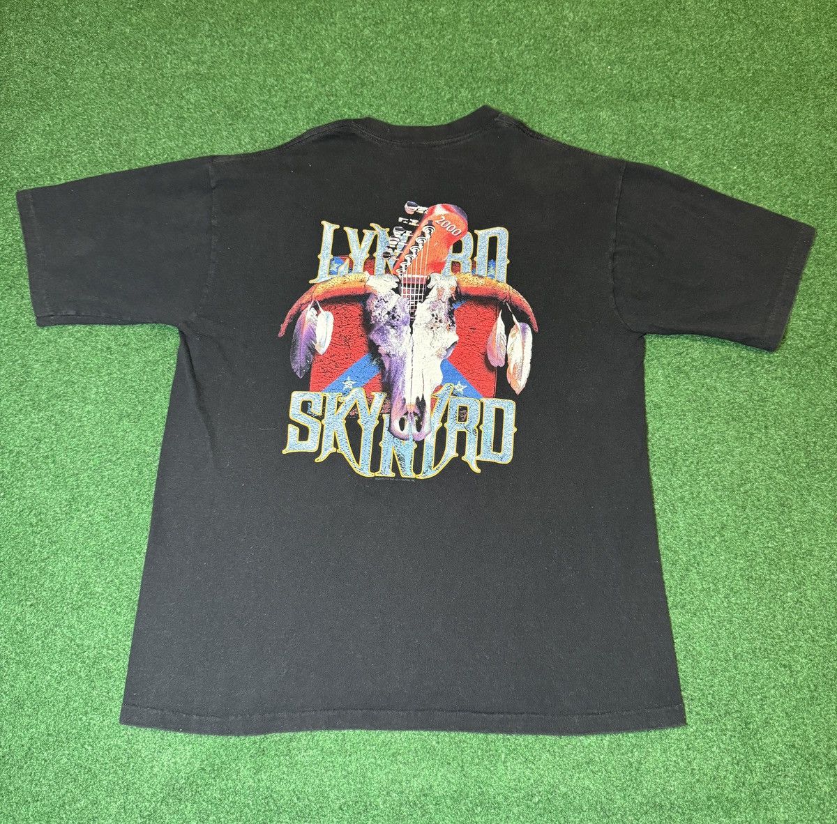Band Tees × Vintage Vintage 90s Y2K Lynyrd Skynyrd Mens Large Band Tour T Shirt Size US L / EU 52-54 / 3 - 3 Thumbnail