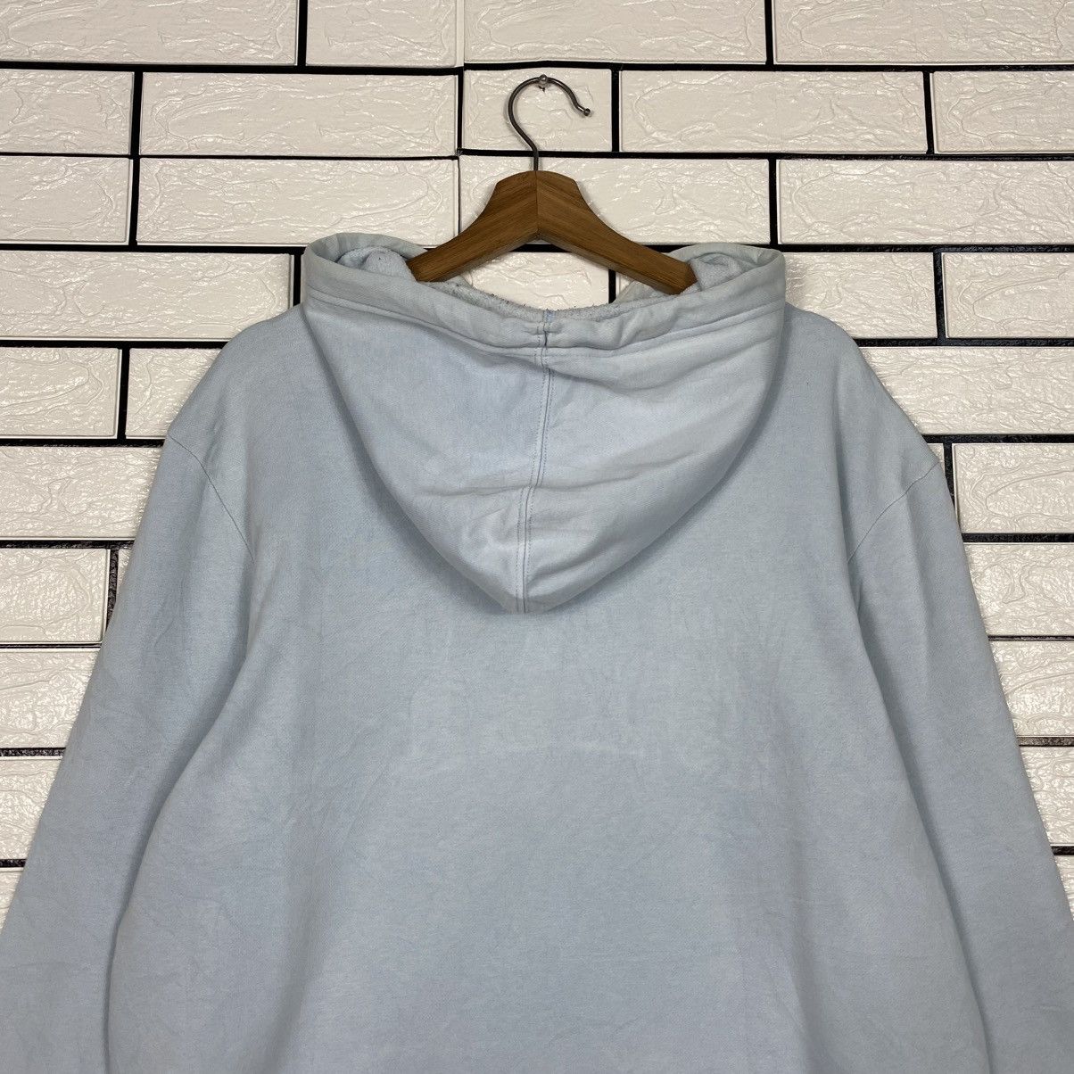 Japanese Brand 📌Baby Blue Gap Hoodie Pull Over Embroidery Size US L / EU 52-54 / 3 - 10 Thumbnail