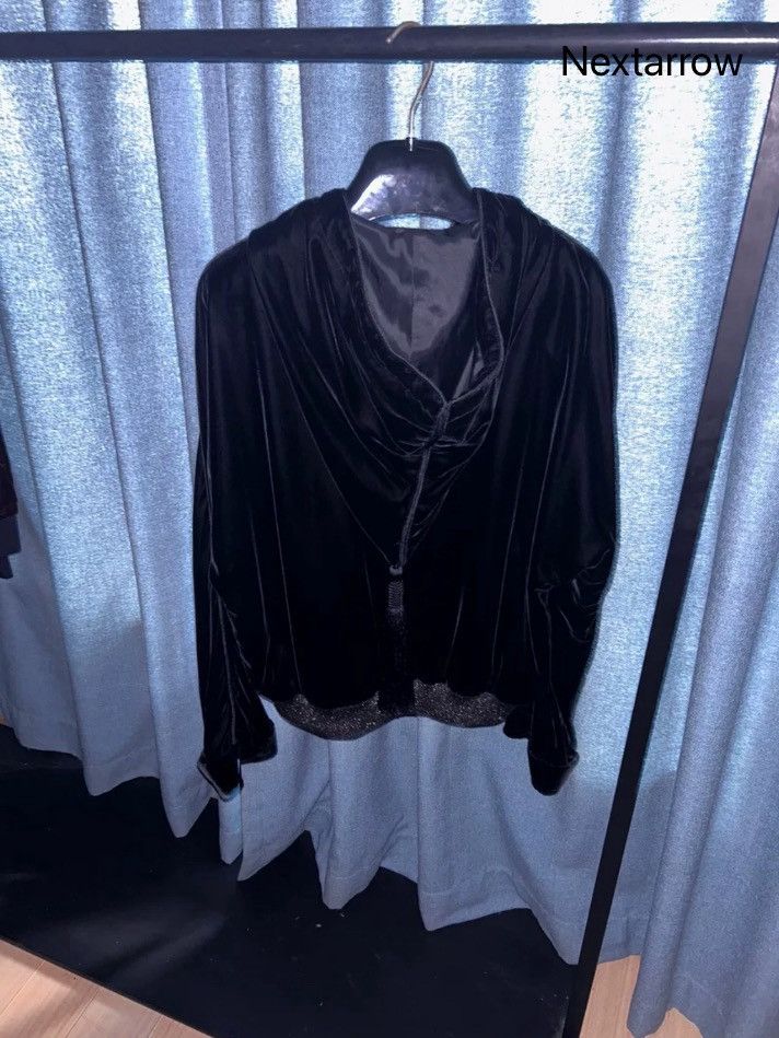 Saint Laurent Paris × Yves Saint Laurent Saint Laurent tassel pendant velvet jacket 2412-Nextarrow Size US XS / EU 42 / 0 - 2 Thumbnail