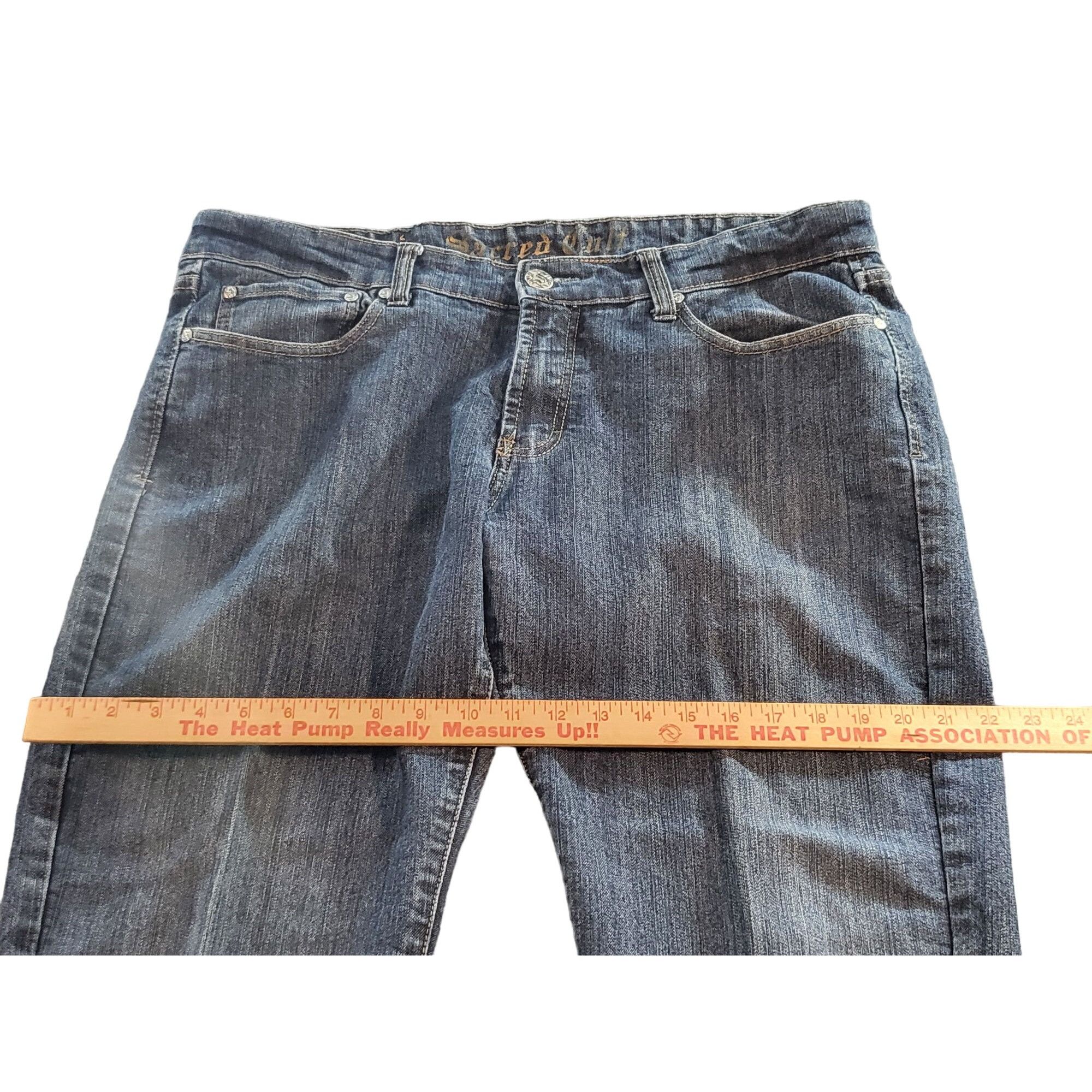 Other Sacred Cult Jeans Men Sz 36 Blue Denim Straight Leg Streetwe Size US 36 / EU 52 - 5 Thumbnail