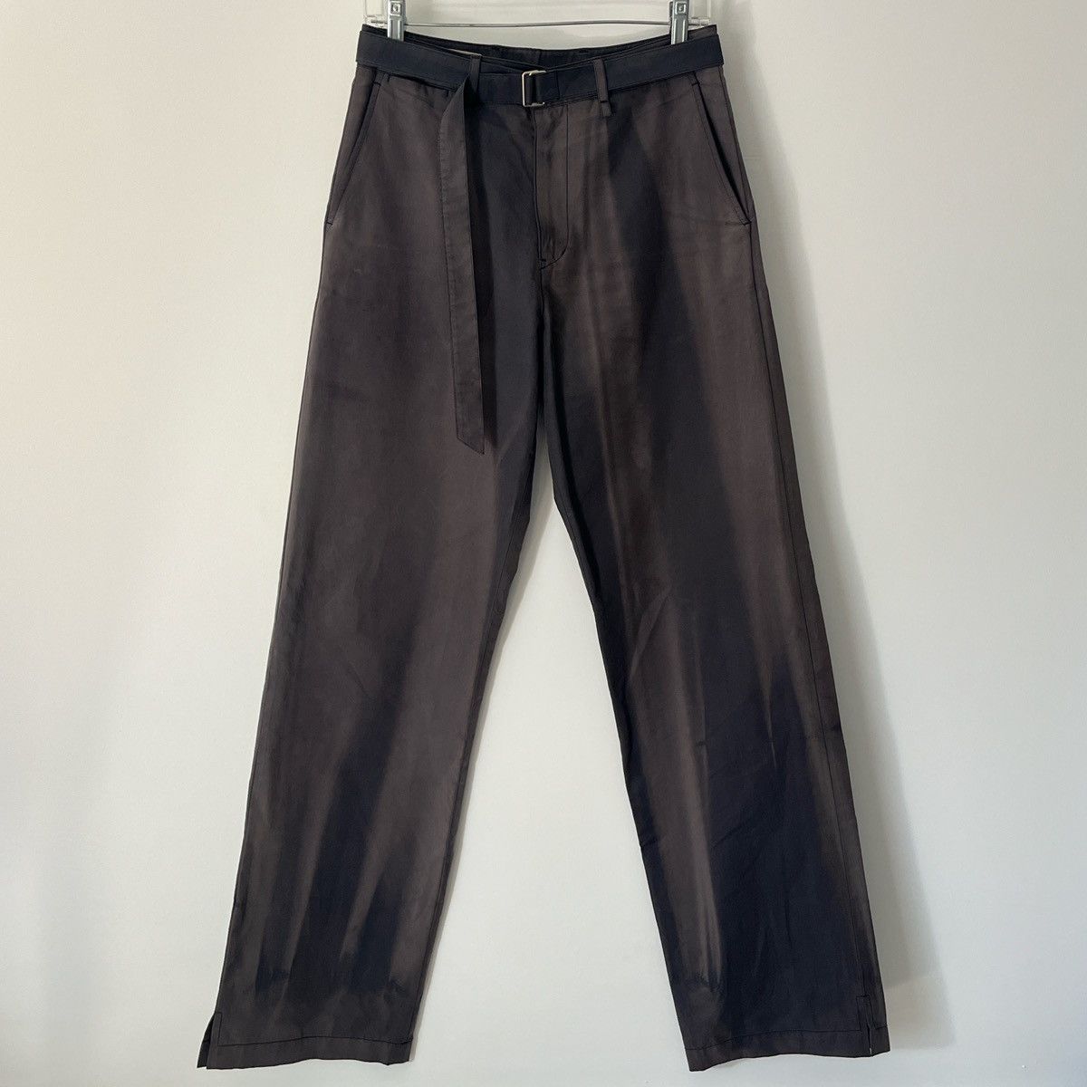 JiyongKim Jiyongkim SS23 Belted Trousers Size US 30 / EU 46 - 1 Thumbnail