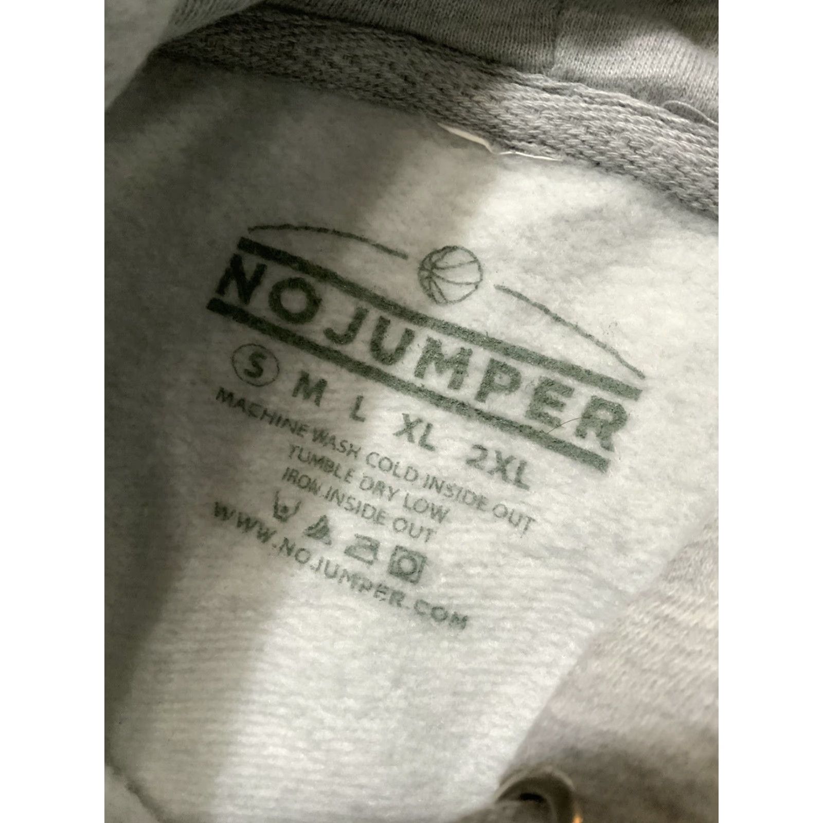 Vintage VINTAGE No Jumper Music Podcast Adam22 Talk Show Merch Basketball Grey Hoodie S Mens Size US S / EU 44-46 / 1 - 5 Thumbnail
