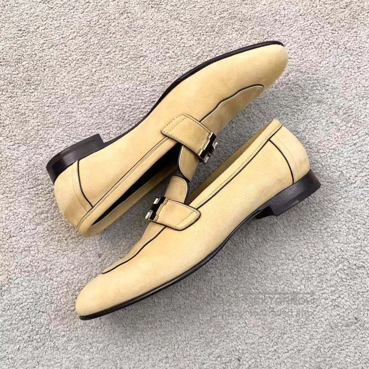 Hermes Hermes Suede H-button loafers| Size US 6.5 / IT 36.5 - 4 Thumbnail