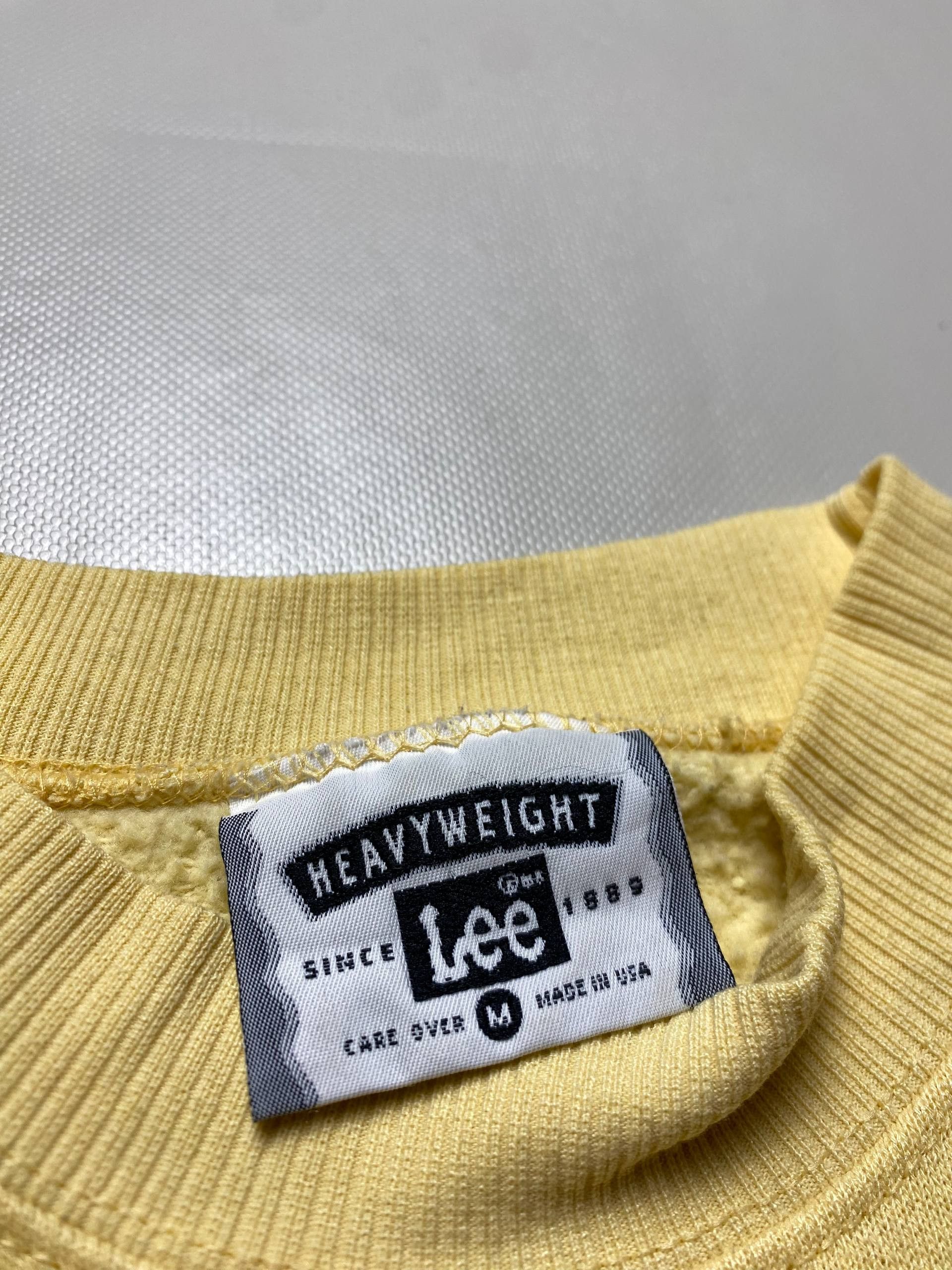Lee Lee Vintage Sweatshirt 90s Made USA Size US M / EU 48-50 / 2 - 2 Thumbnail