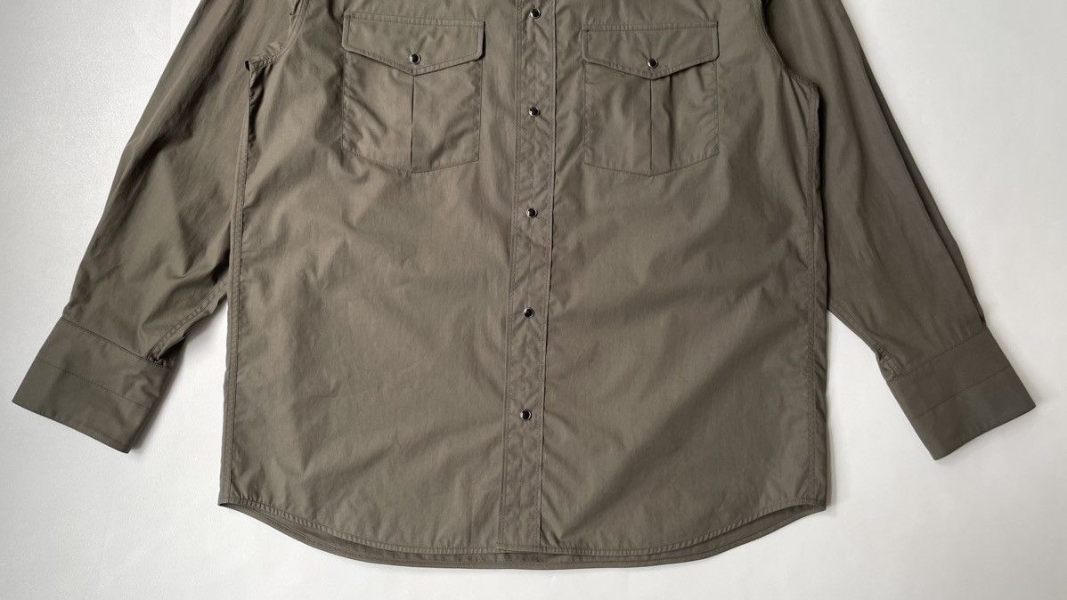Lemaire S/S 24 ‘Espresso’ Cotton Western Shirt Size US L / EU 52-54 / 3 - 9 Thumbnail
