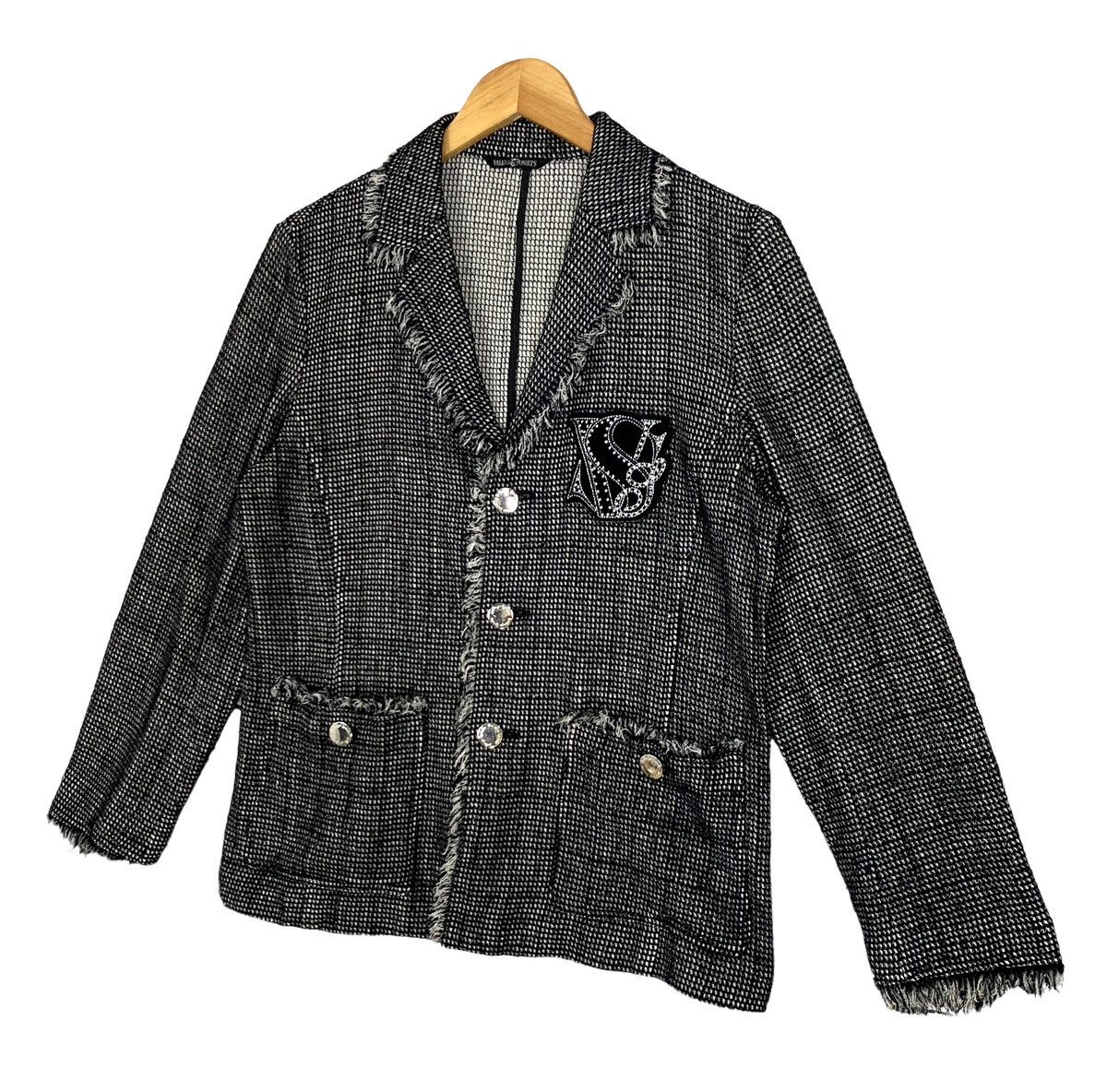 Vintage Valenza Sports Emblem VS Blazer Jacket Size 40