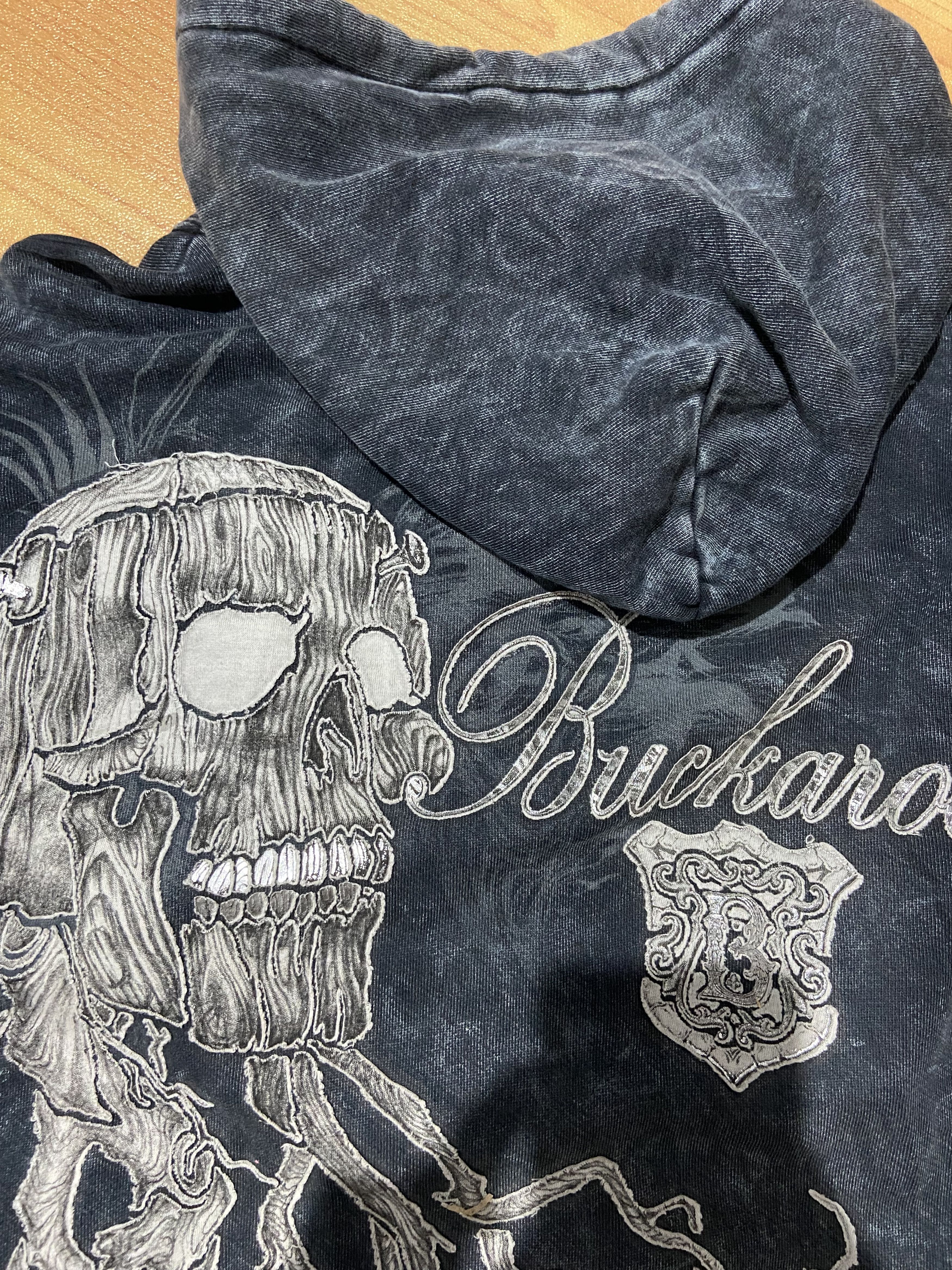 Beauty Beast Buckaroo skeleton washed hoodie lgb styled Size US L / EU 52-54 / 3 - 4 Thumbnail
