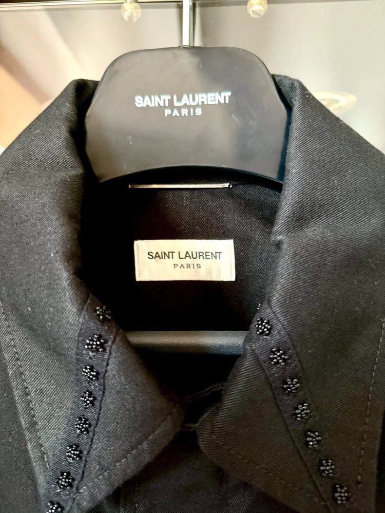 Saint Laurent Paris saint laurent black studded jacket-2507 Size US S / EU 44-46 / 1 - 3 Thumbnail