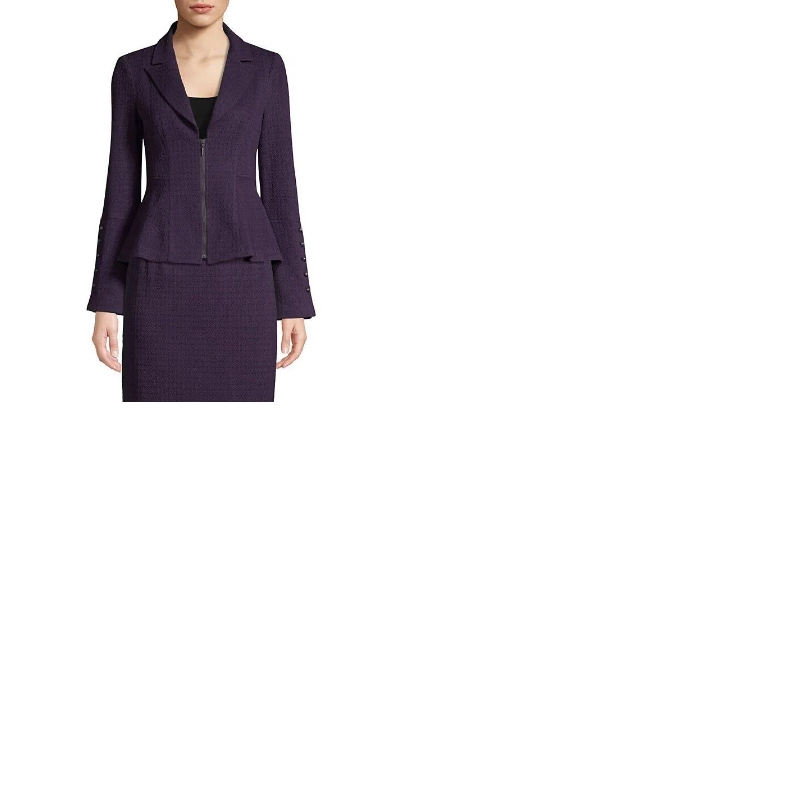 Nanette Lepore Nanette Lepore Blazer Womens 16 Pink Blue Expedition Tweed Made in USA Size XXL / US 16-18 / IT 52-54 - 9 Thumbnail