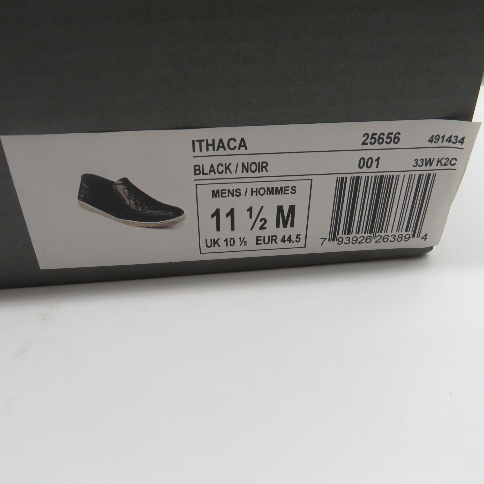Stacy Adams Stacy Adams Men's Ithaca Black Slip-On Shoes 11.5 Woven Uppe Size US 11.5 / EU 44-45 - 2 Thumbnail