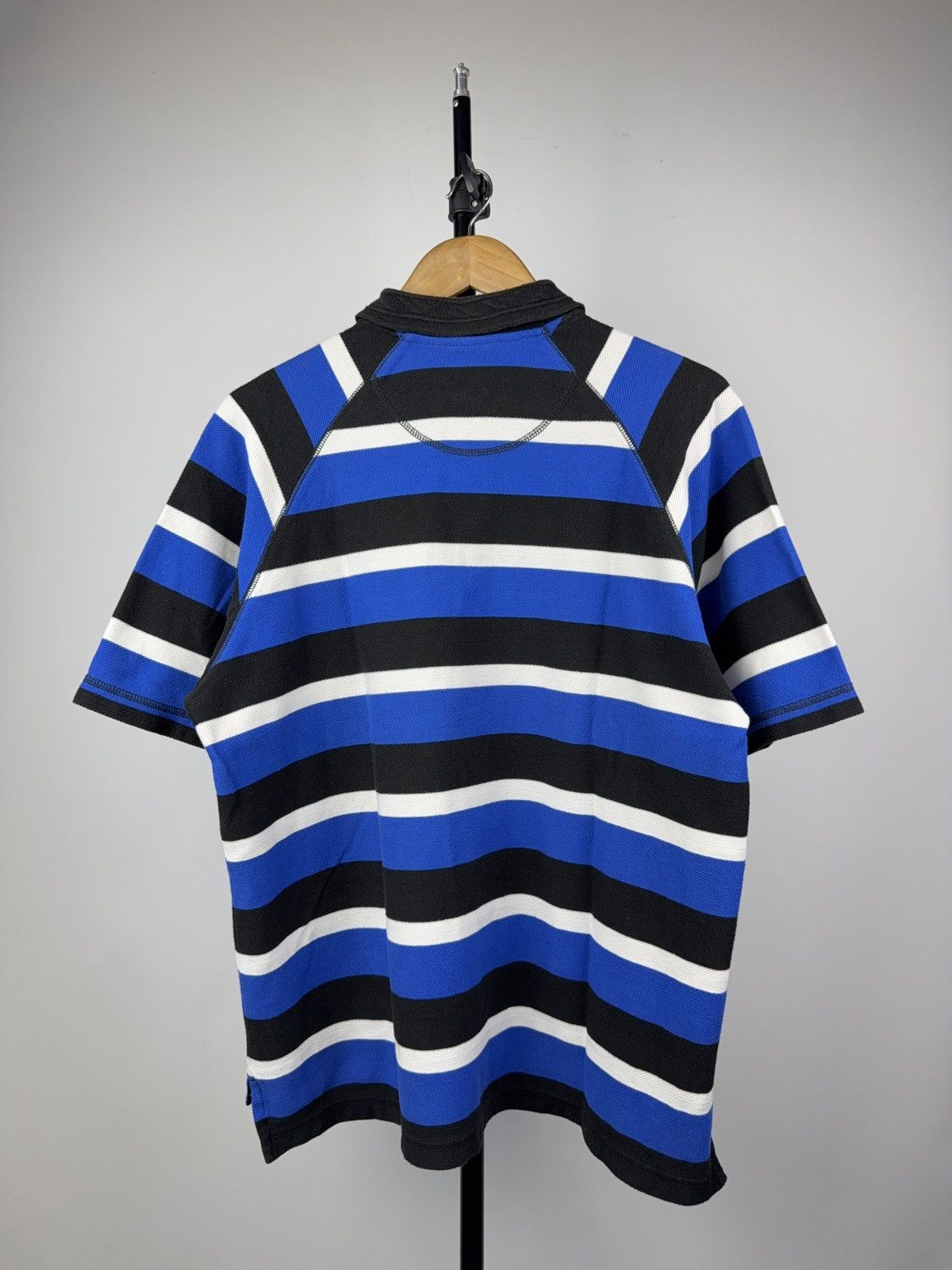 Adidas Vintage 90s Adidas Retro Multicolour striped Y2K Polos Size US L / EU 52-54 / 3 - 9 Thumbnail