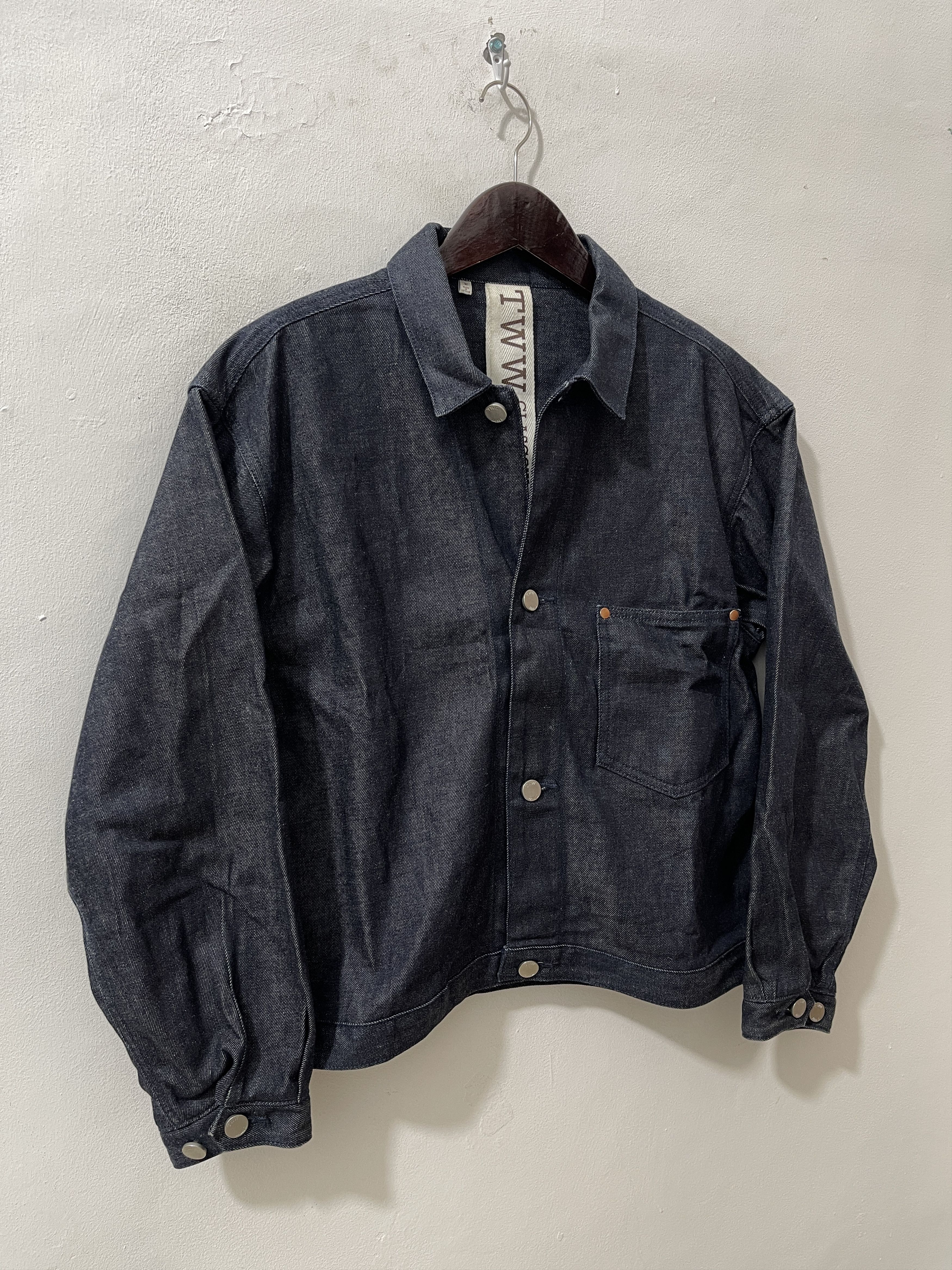 Traditional Weatherwear TWW Glasglow Scotland Type 1 Raw Denim Jacket Size US M / EU 48-50 / 2 - 3 Thumbnail